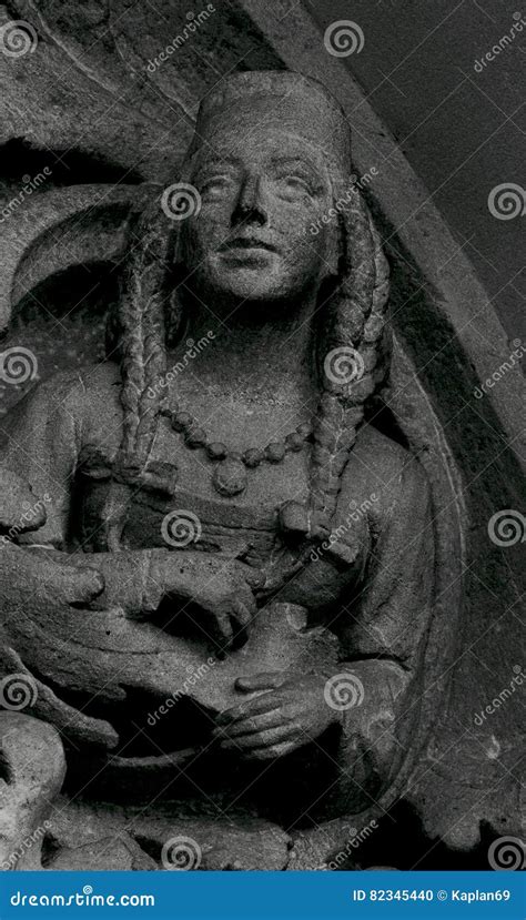 Mud Maid Sculpture At The Lost Gardens Of Heligan In Cornwall, UK Stock ...