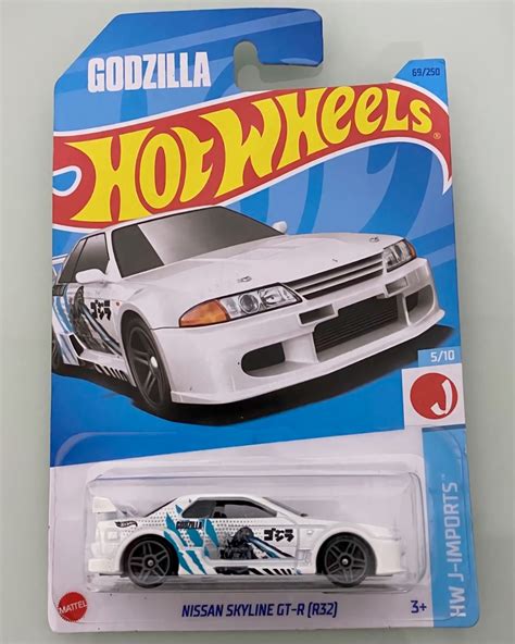 Hot Wheels Hw Hw Nissan Skyline Gt R Bcnr Hw J Imports Blanco Godzilla Tienda