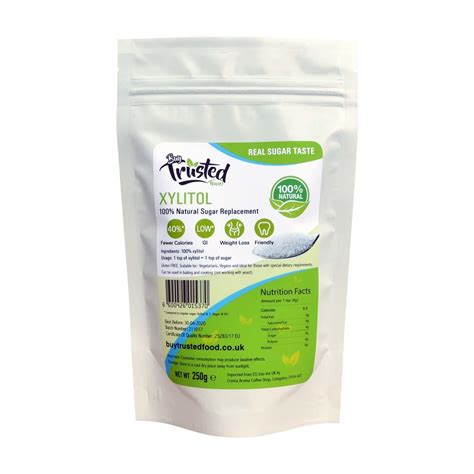 Xylitol 250g - Low Calories 100% Natural Sugar Replacement