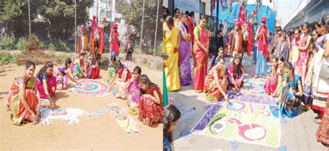 Sankranthi Sambaralu At Jahnavi College