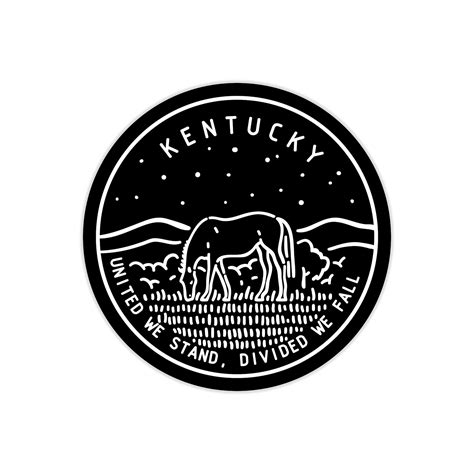 Kentucky State Motto Sticker The Northwest Store