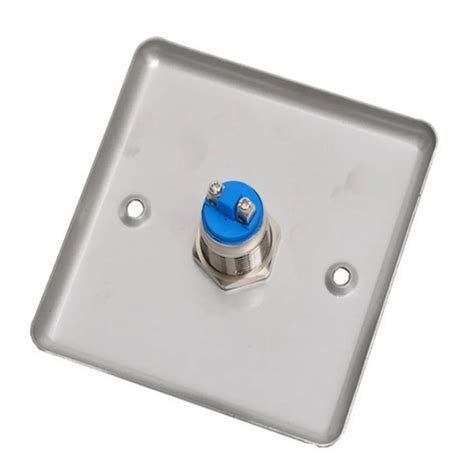 Stainless Steel Metal Exit Push Button Door Release Switch Access