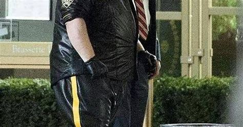 Oh Be Still My Beating Heart Nick Frost In Full Leather Daddy Gear For His New Movie