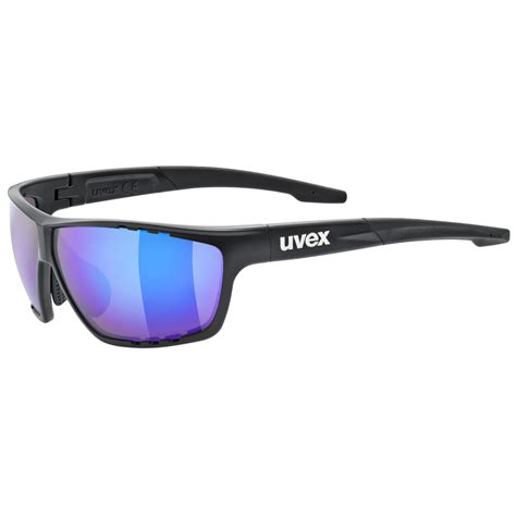 Uvex Sportstyle 706 CV Brille Black Matt Mirror Blue Colorvision BIKE24