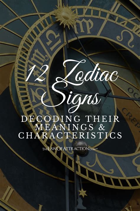 12 Zodiac Signs Decoding Their Meanings Characteristics Artofit