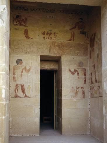 Entrance To Mastaba Of Khnumhotep And Niankhkhnum Known As Tomb Of