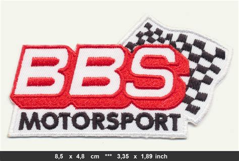 BBS Patch Embroidered Sew Iron Cars Racing Motorsports Tuning Wheels EBay