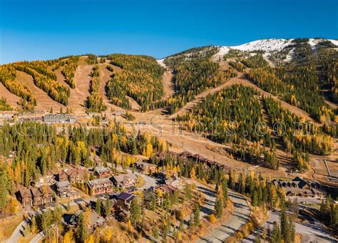 Aerial View Of Whitefish Mountain Resort