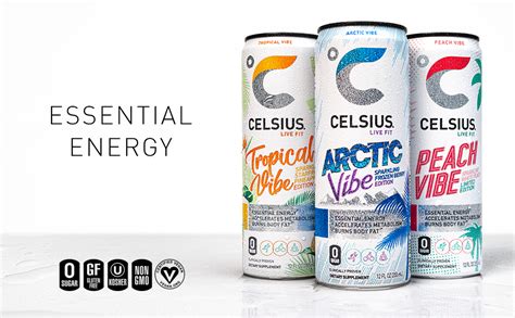 Mua CELSIUS Essential Energy Drink What S Your Vibe Variety Pack 12 Fl