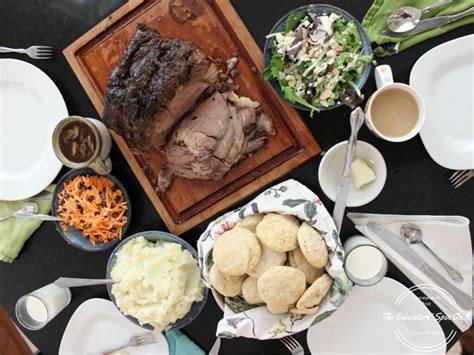 Herbed Rotisserie Roast With Portobello Mushroom Gravy