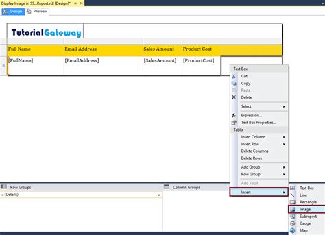 How To Display Image In SSRS Report