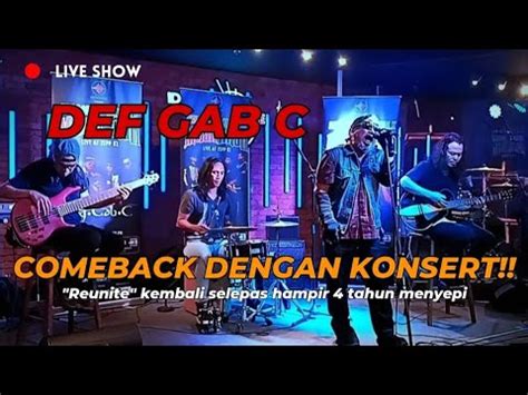 Def Gab C Ubati Rindu Hiasan Dari Album Raw Sempena Konsert Merah