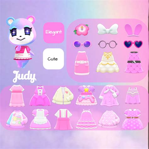 Acnh Judy Look Book Animal Crossing Characters Animal Crossing Funny