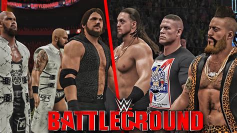 Wwe 2k16 Battleground 2016 John Cena Enzo Amore And Big Cass Vs The