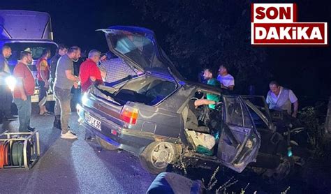 Cenaze yolunda feci kaza 1 ölü 5 yaralı Zonguldak Pusula Son Dakika