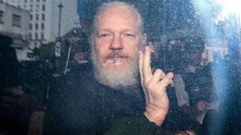 Julian Assange Wikileaks Co Founder Jailed Over Bail Breach Bbc News