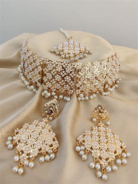 Royal Pearl Choker Set By Tyaani Fine Jewellery Artofit