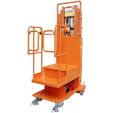 4 5m Mobile Cargo Semi Lift Electric Aerial Order Picker Order Picker