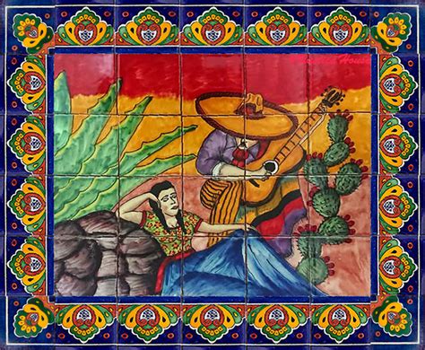 Tile Mural Singer