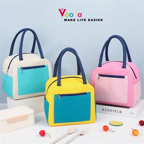 Jual Voova Tas Bekal Lunch Bag Tas Bekal Besar Tas Travel Tempat