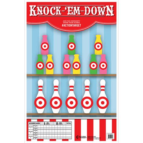 Action Target : Knock-'Em-Down Target