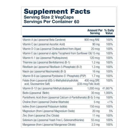 Solaray Men S Liposomal Multivitamin Health Nut Vitamin