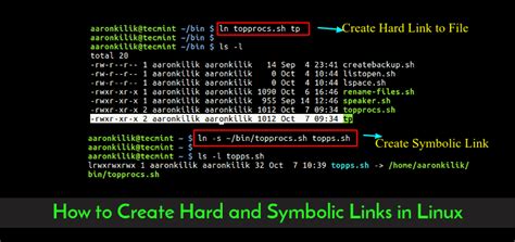 How to Create Hard and Symbolic Links in Linux