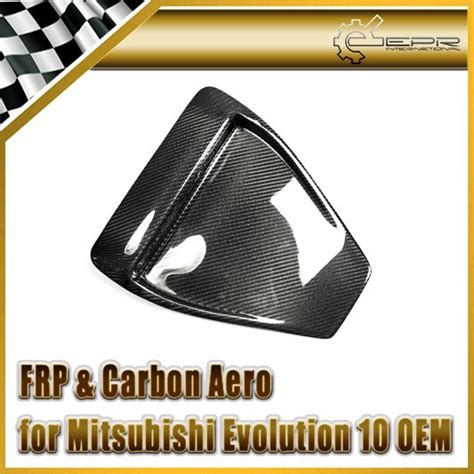 Car Styling For Mitsubishi Evolution EVO 10 OEM Carbon Fiber Hood Scoop