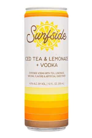 Iced Tea Lemonade Vodka Surfside BevNET Spirits Alcohol