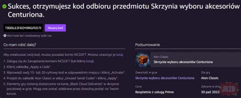 Kod Do Gry Aion Classic