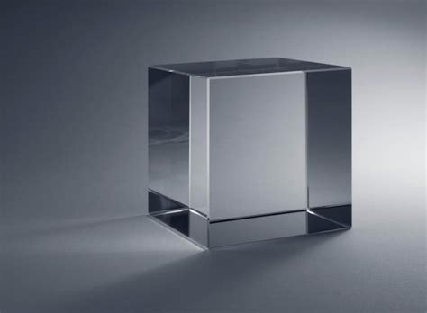 Premium Photo Solid Glass Cube