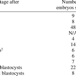 Gene Expression During Normal Preimplantation Development Embryos Of