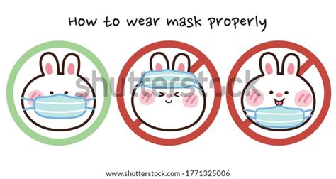 How Wear Mask Properly Sign Entry Stock Vector Royalty Free 1771325006 Shutterstock