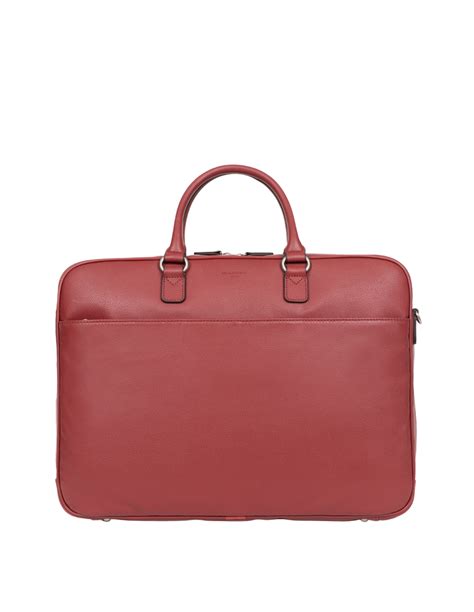 Porte documents Hexagona Rouge foncé Pallas Cuir