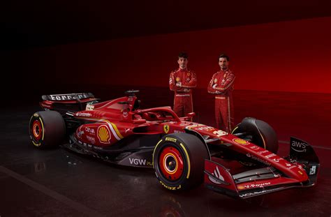 2024 Ferrari Sf 24 F1 Car Launch Photos