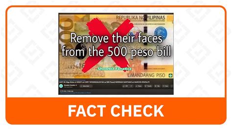 Fact Check Bsp Won T Replace Aquinos Faces With Santiago Marcos In P500 Bill