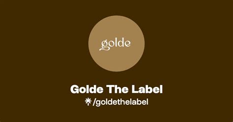 Golde The Label Linktree