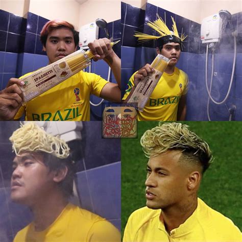 How to Sport Neymar's Ramen Cut | Neymar | Know Your Meme