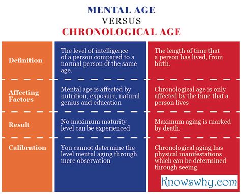 What Is Mental Age And Chronological Age KnowsWhy