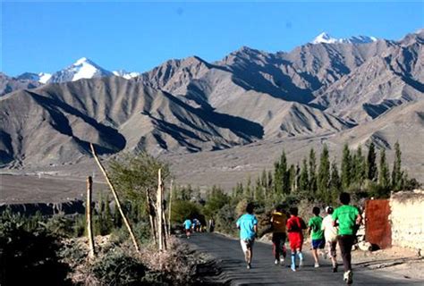 Witnessing The Ladakh Marathon About Ladakh Marathon 2014