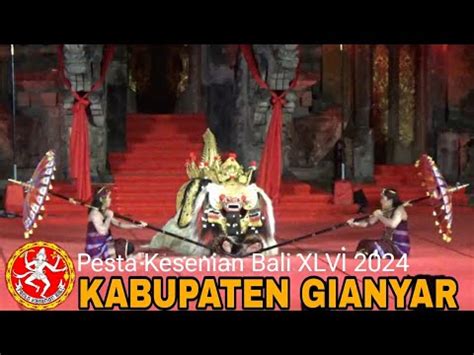 Wimbakara Barong Ket Duta Kabupaten Gianyar Pesta Kesenian Bali Pkb