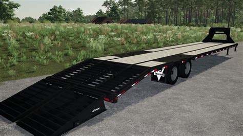 FS22 40ft Pj Gooseneck Trailer v 1 0 0 0 Other trailers Mod für