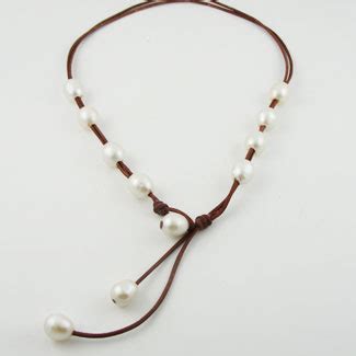 Fine Pearls And Leather Jewelry