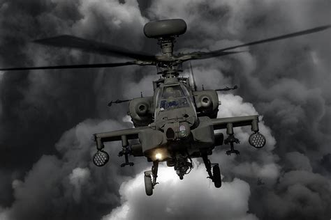 Apache Gunship Digital Art by Airpower Art - Fine Art America