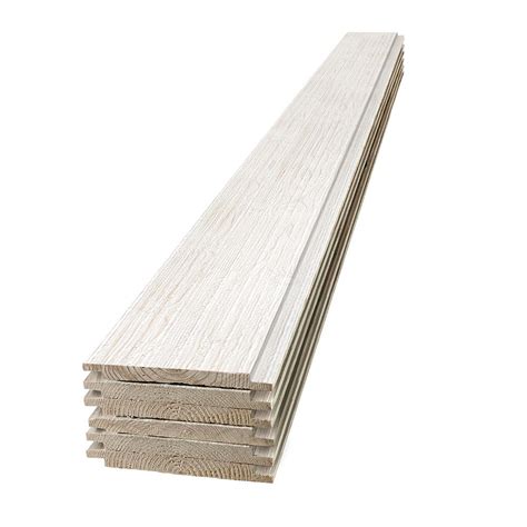 Ufp Edge 1 In X 8 In X 8 Ft Barn Wood White Pine Shiplap Board 6 Pack