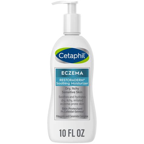 Cetaphil Restoraderm Eczema Calming Fragrance Free Moisturizing Body Wash For Dry Sensitive