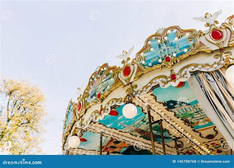 Paris Carousel Jardin Des Tuileries Stock Photo Image Of Beautiful