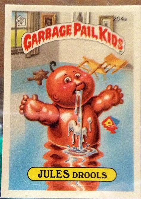 1986 Topps Garbage Pail Kids Trading Card 204a Etsy Garbage Pail