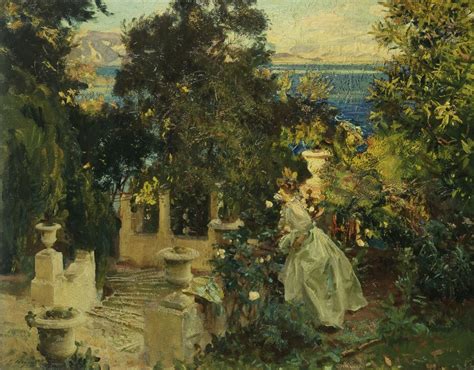 A Garden In Corfu 1909 By John Singer Sargent