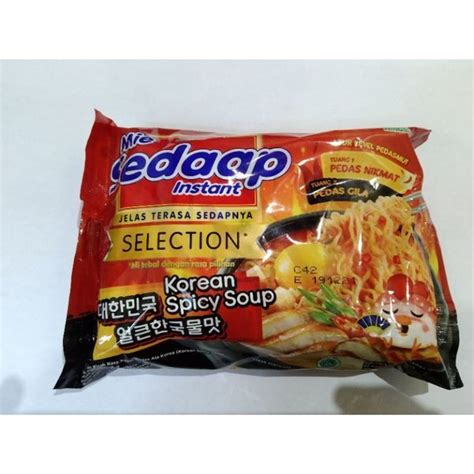 Jual Mi Sedap Korea Spicy Soup Mie Instan Sedaap Korean Selection Di